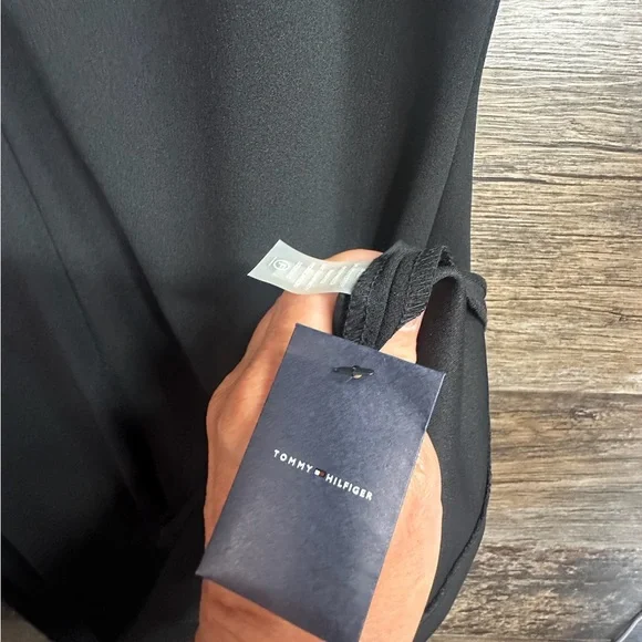 Tommy Hilfiger Black Mini Sheath Dress Short Sleeve - Picture 10 of 11